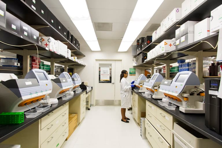Laboratoire équipé — appareillage et consommables